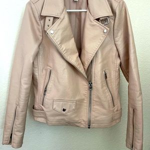 TopShop Faux Leather Jacket - Size 8